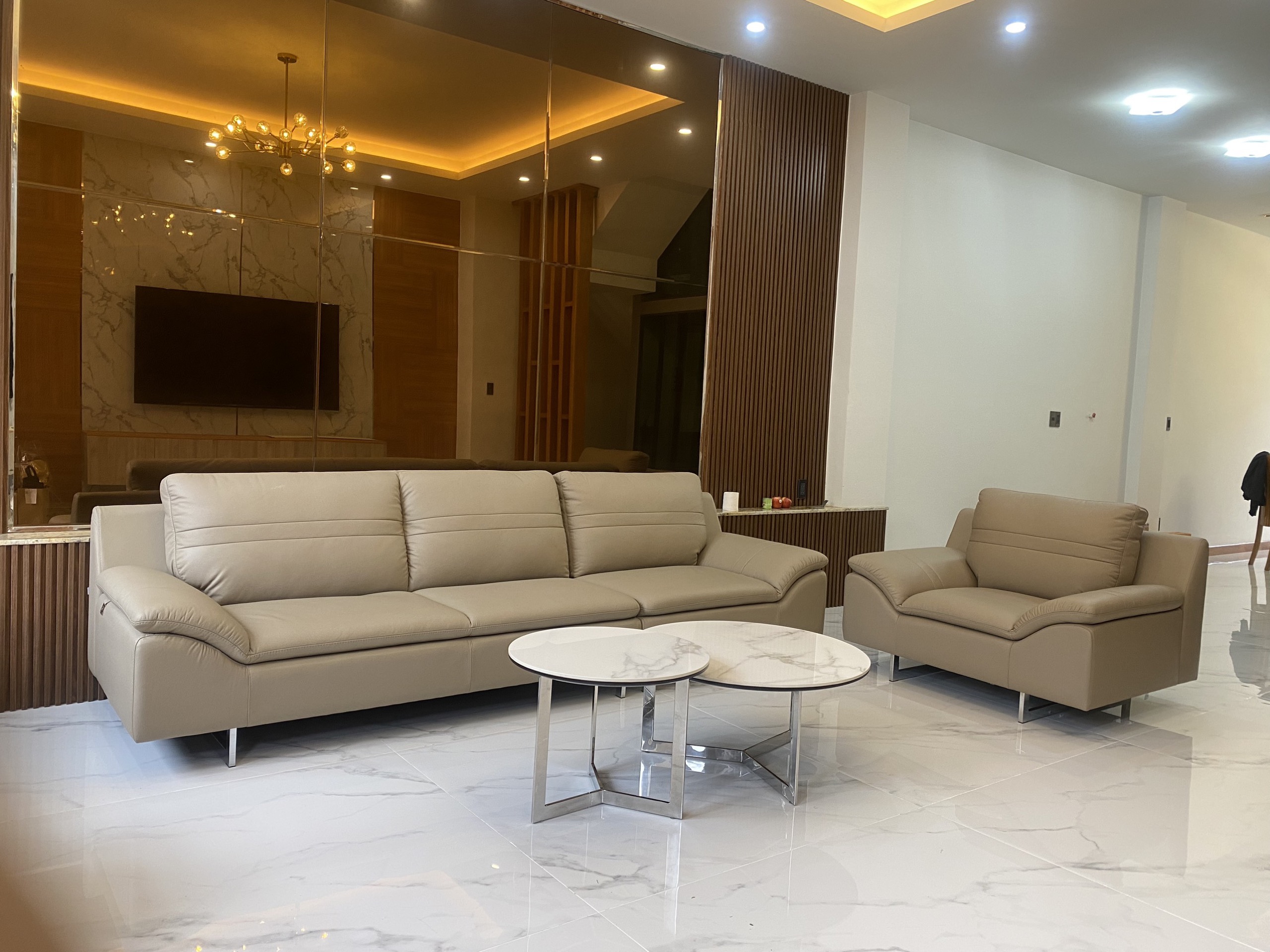 Sofa da Malaysia: Bộ rời KH176 góc 5