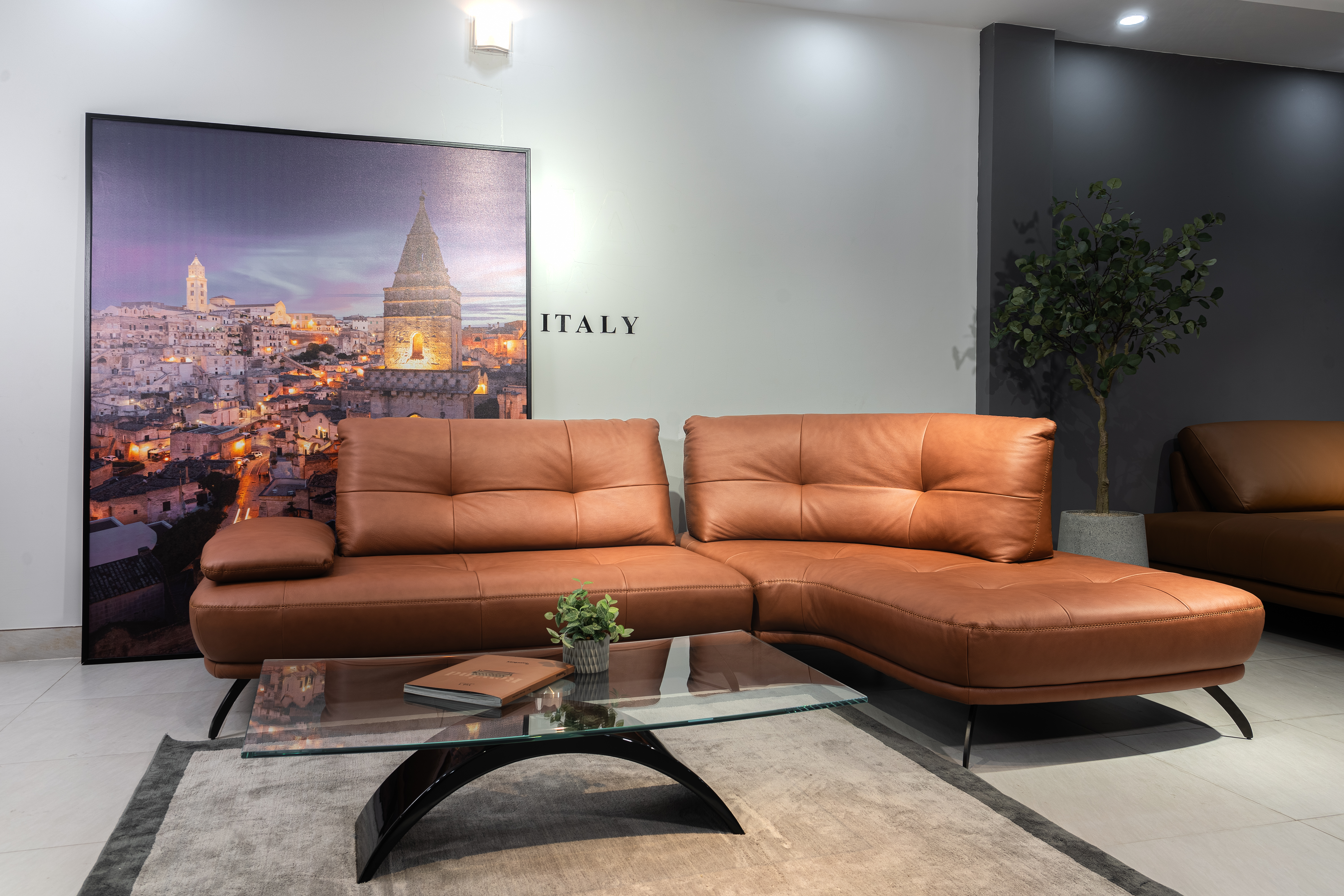 Sofa da Italia: Bộ góc Bogart góc 2