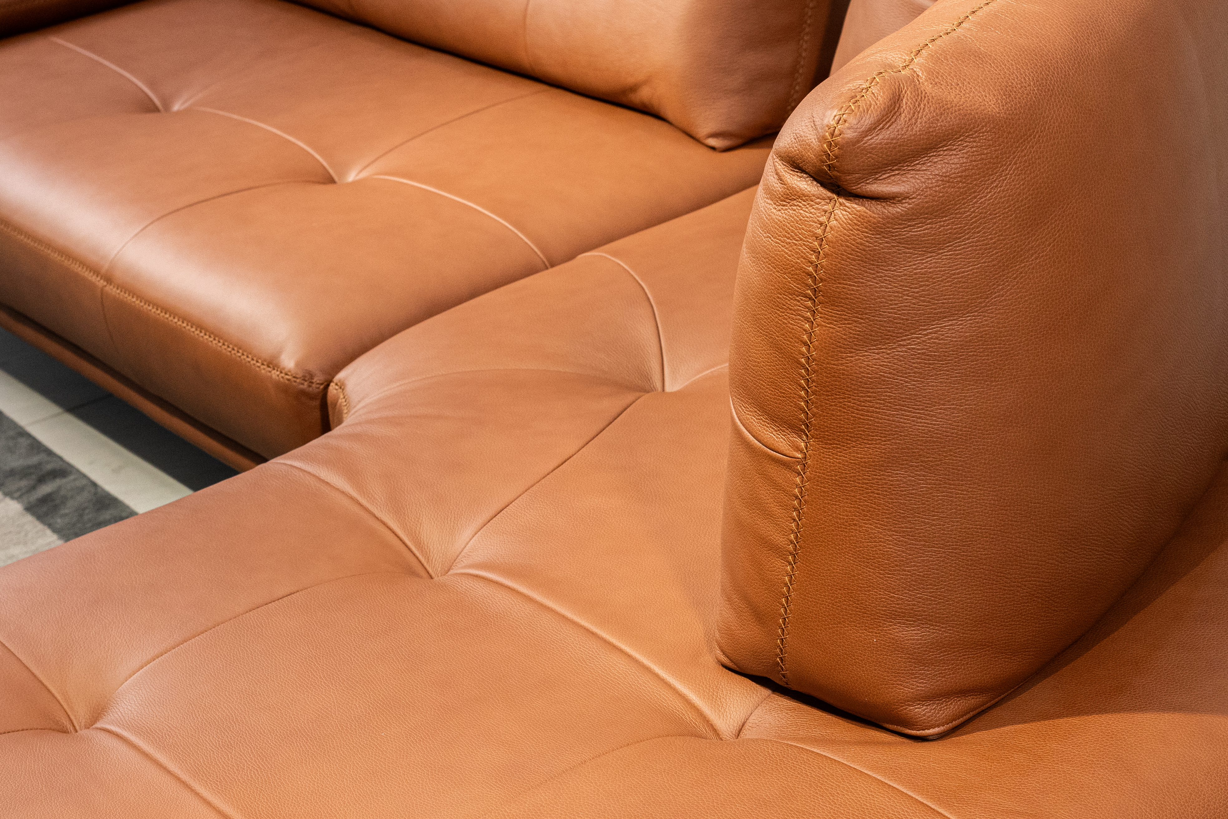 Sofa da Italia: Bộ góc Bogart góc 3
