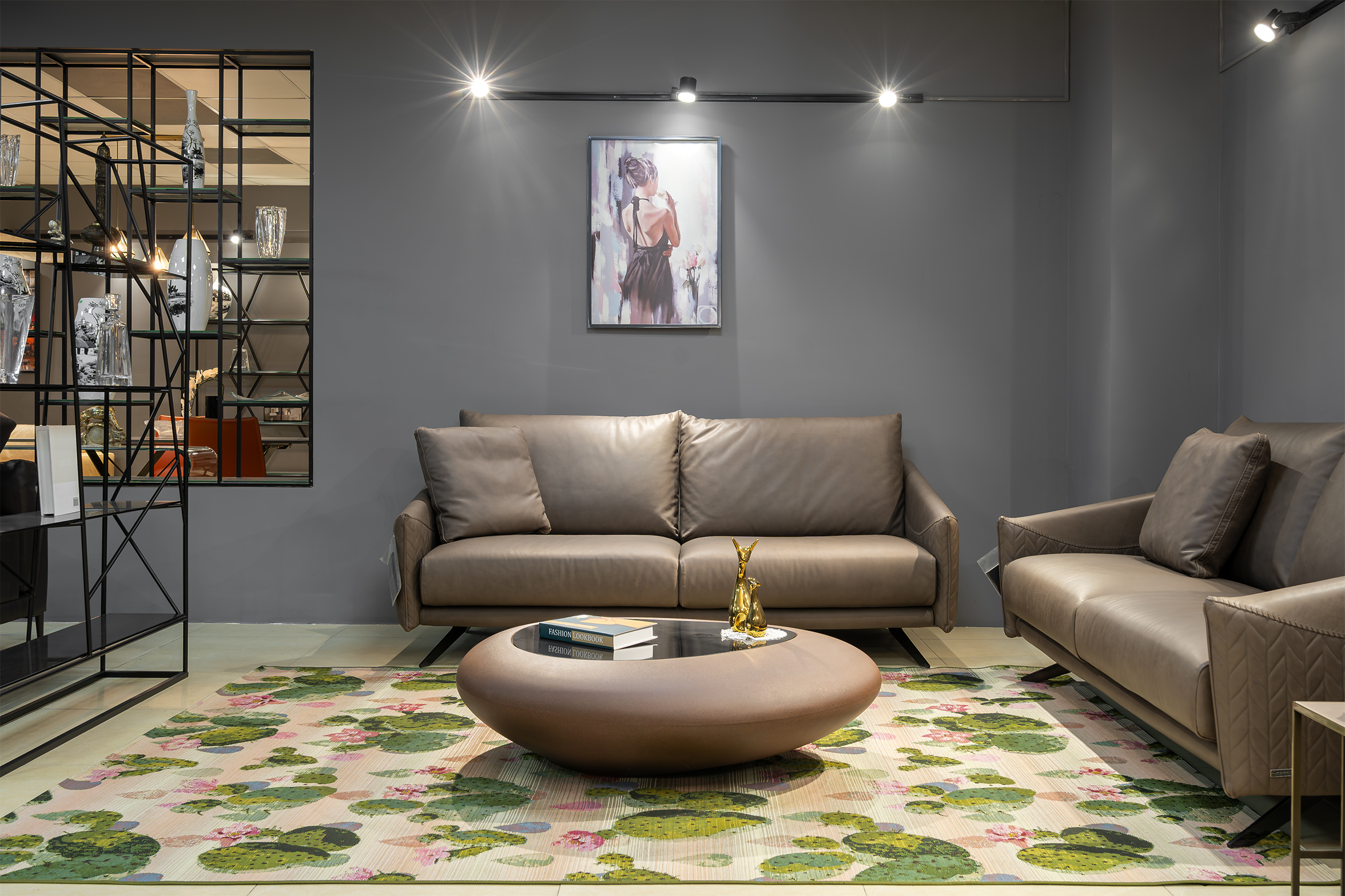 Sofa da Italia: Bộ rời Atene góc 2