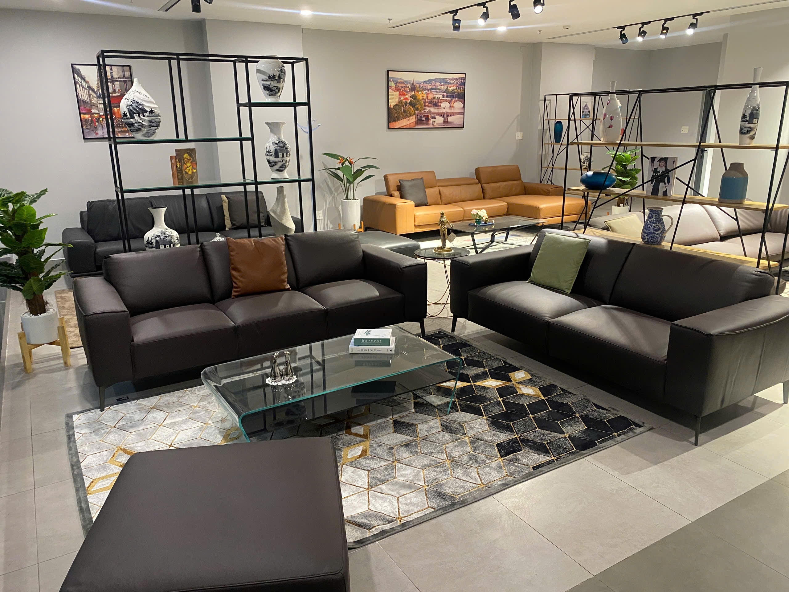 Sofa da Italia: Bộ rời First góc 2
