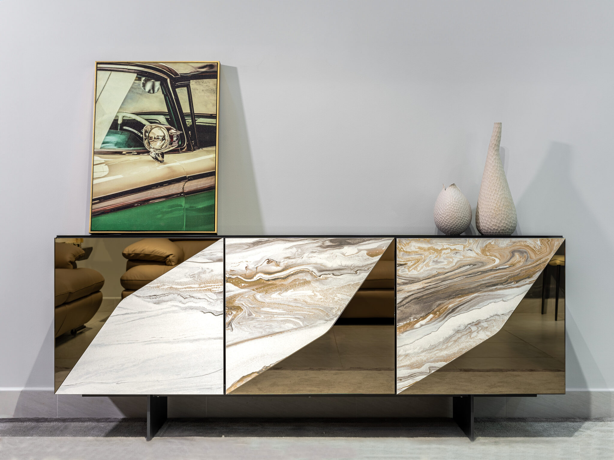 Kệ decor Alcione Italia góc 4