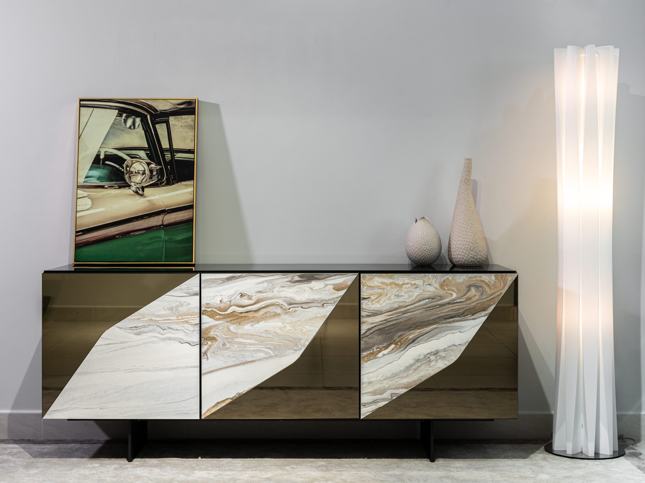 Kệ decor Alcione Italia góc 7