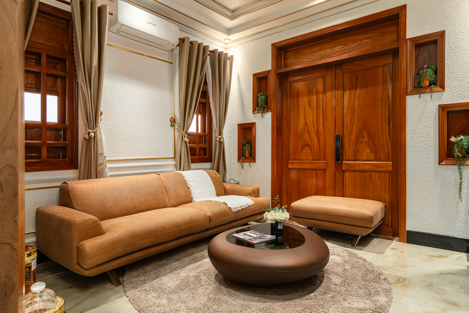 Sofa da Italia: Băng dài Club góc 3