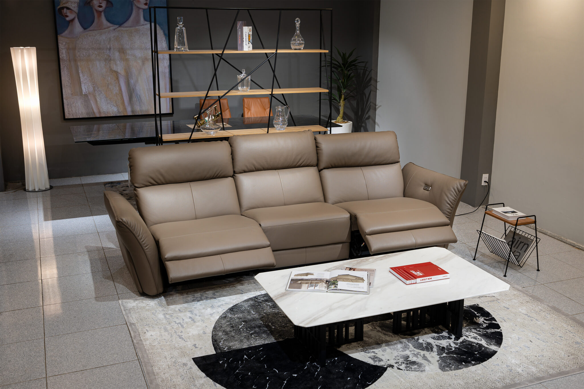 Sofa da Italia: Băng dài điện Santo góc 5