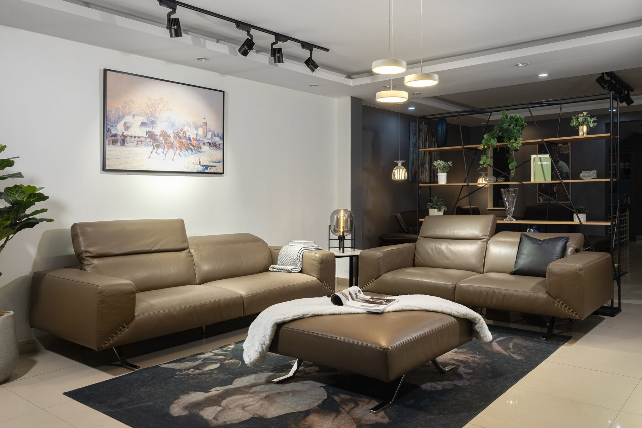 Sofa da Italia: Bộ rời Henry góc 4
