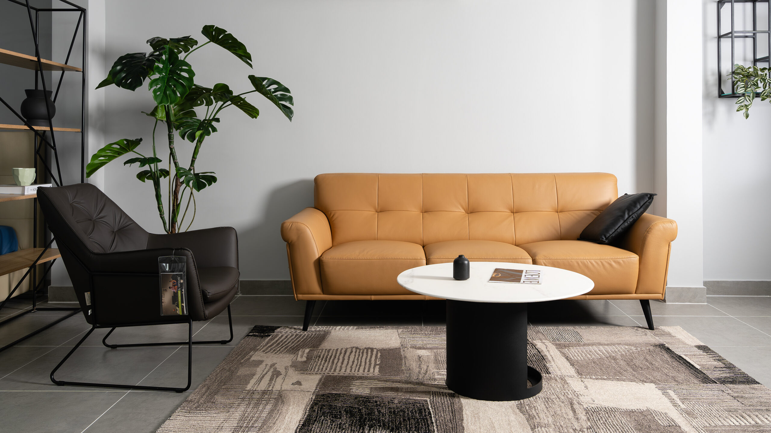 Sofa da Malaysia: Băng 3S KH284 góc 3