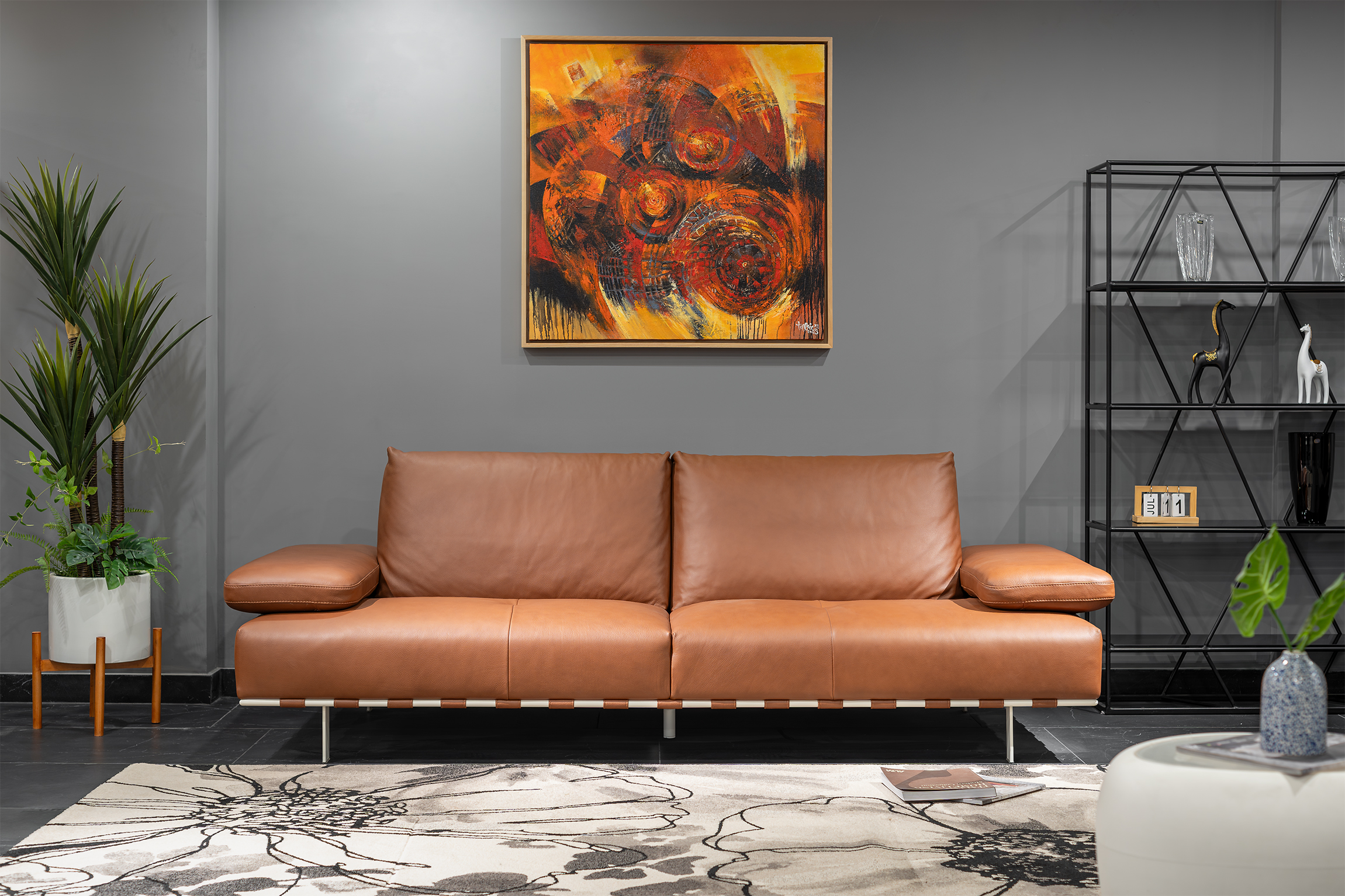 Sofa da Italia: Băng dài Solemio góc 3