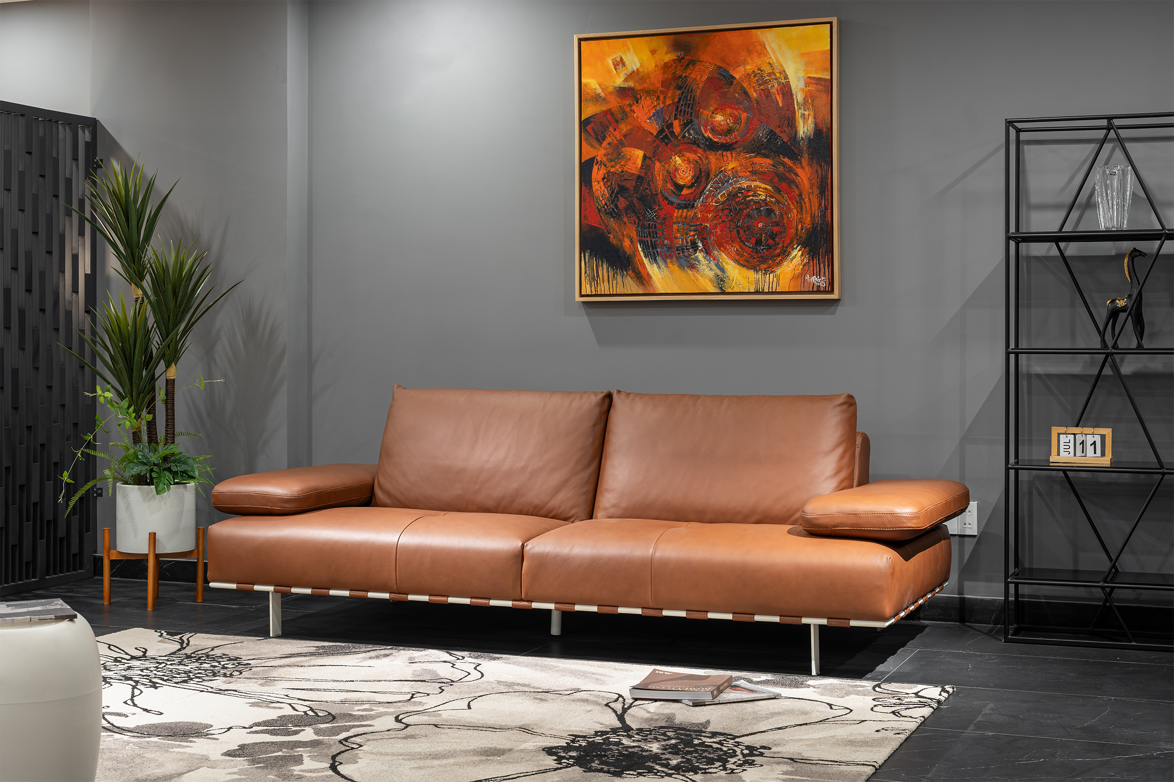 Sofa da Italia: Băng dài Solemio góc 2