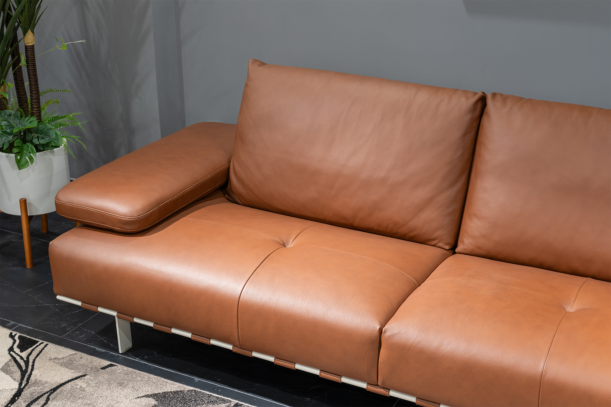 Sofa da Italia: Băng dài Solemio góc 4
