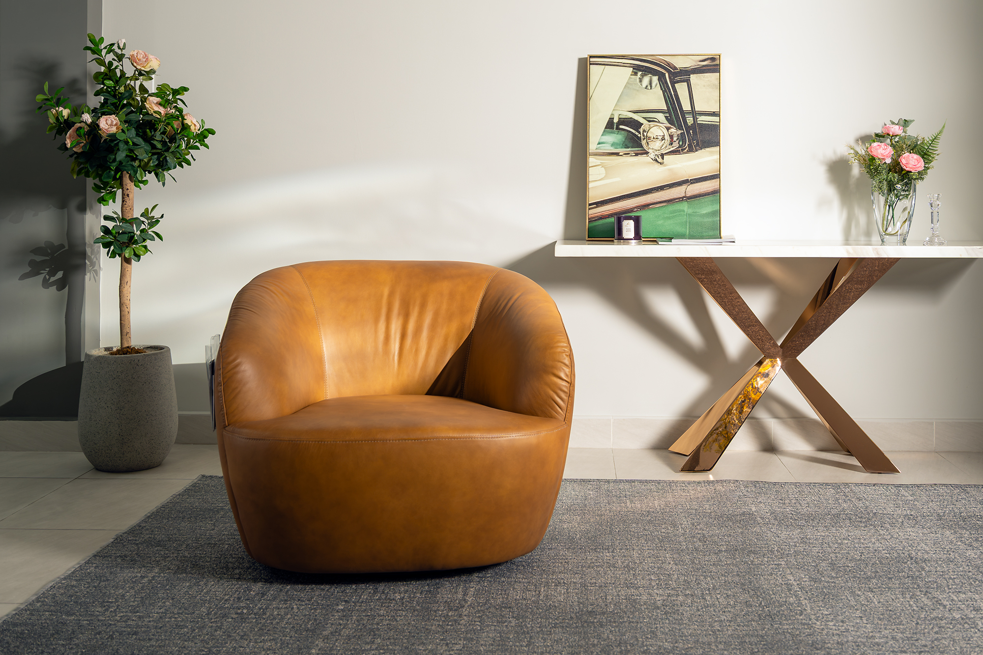 Ghế armchair Malaysia T1202 góc 4