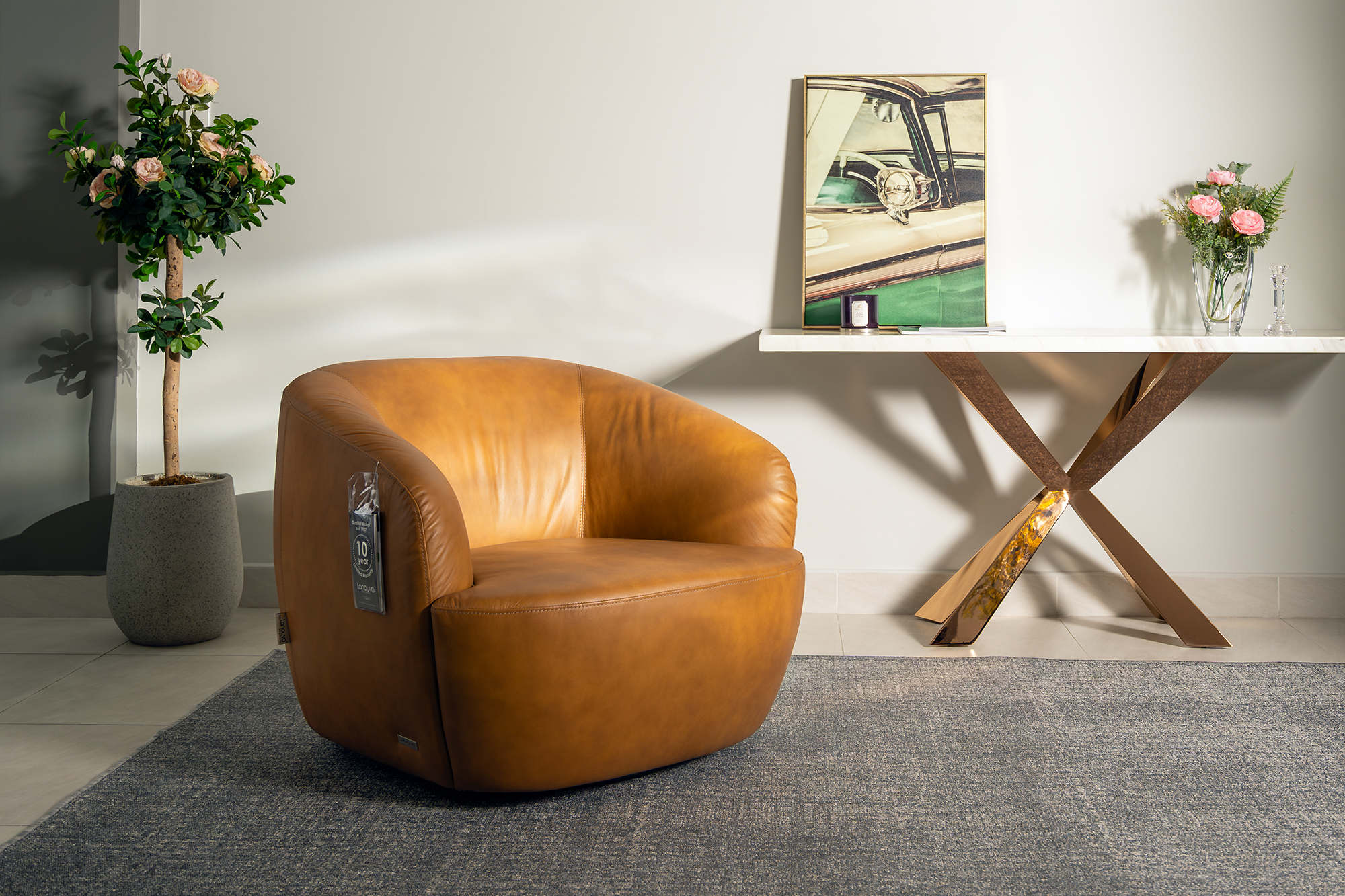 Ghế armchair Malaysia T1202 góc 2