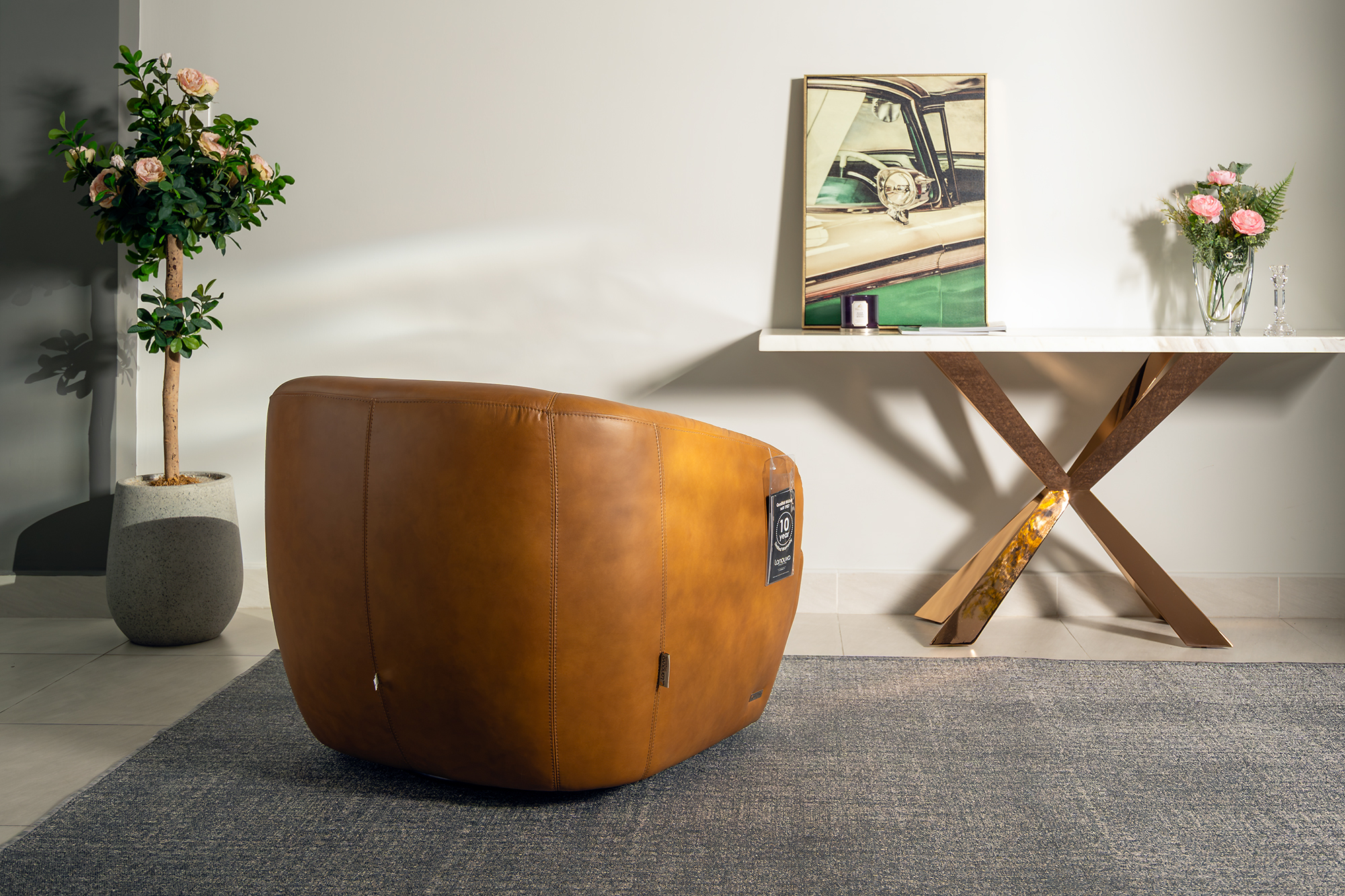 Ghế armchair Malaysia T1202 góc 6