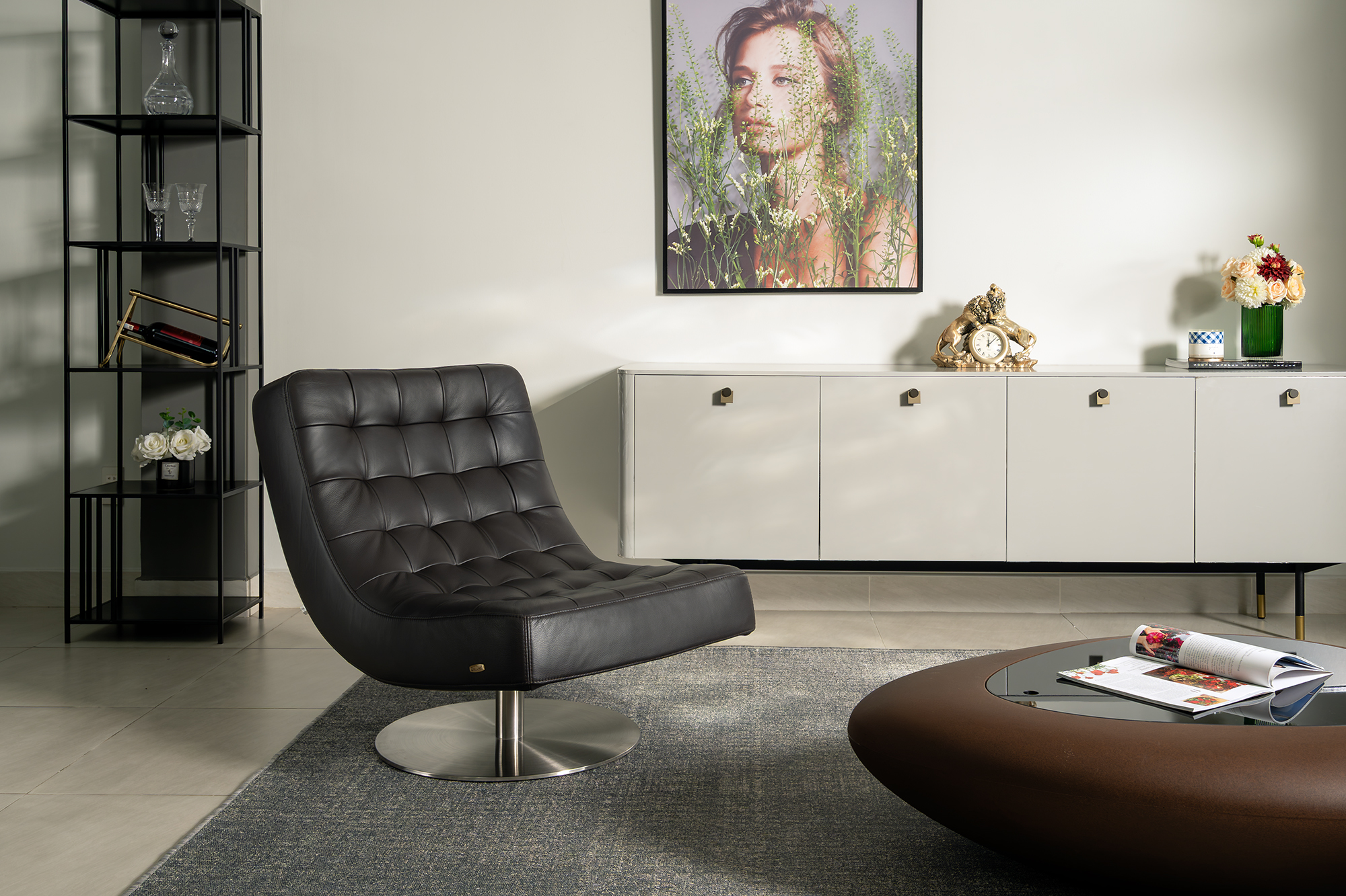 Ghế xoay Malaysia 531 góc 2