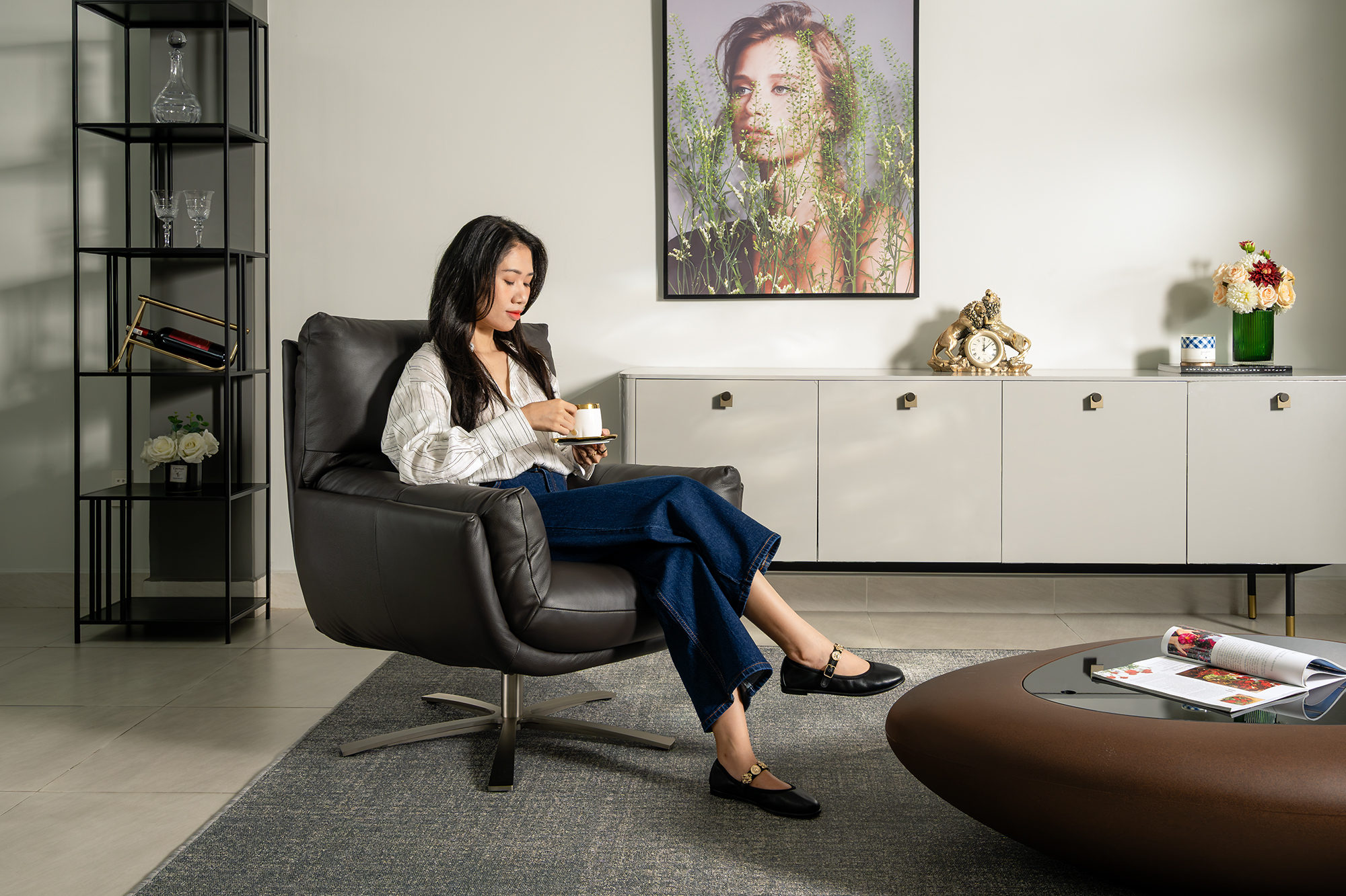 Ghế armchair Malaysia ZL798