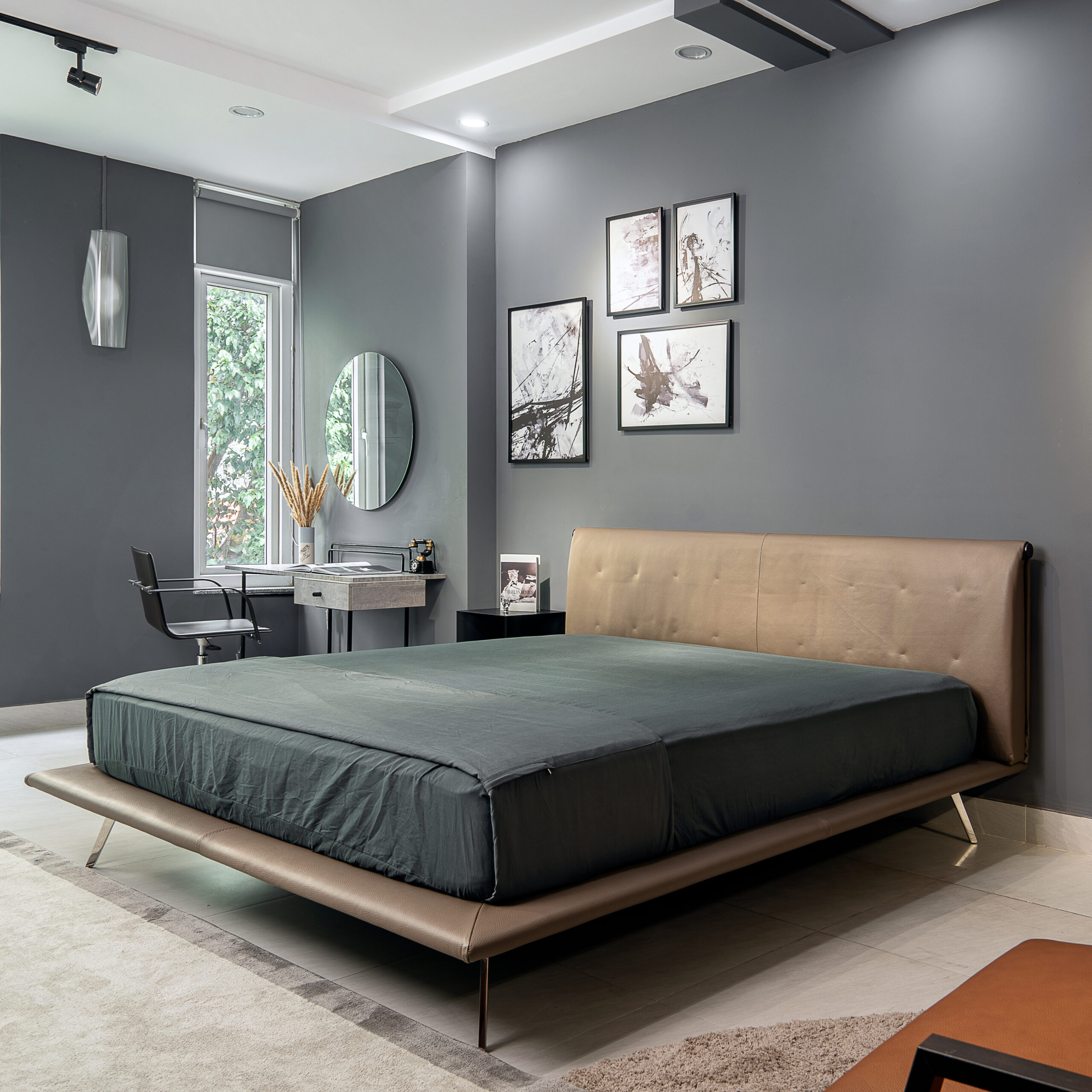 Giường da Italia Summertime góc 3