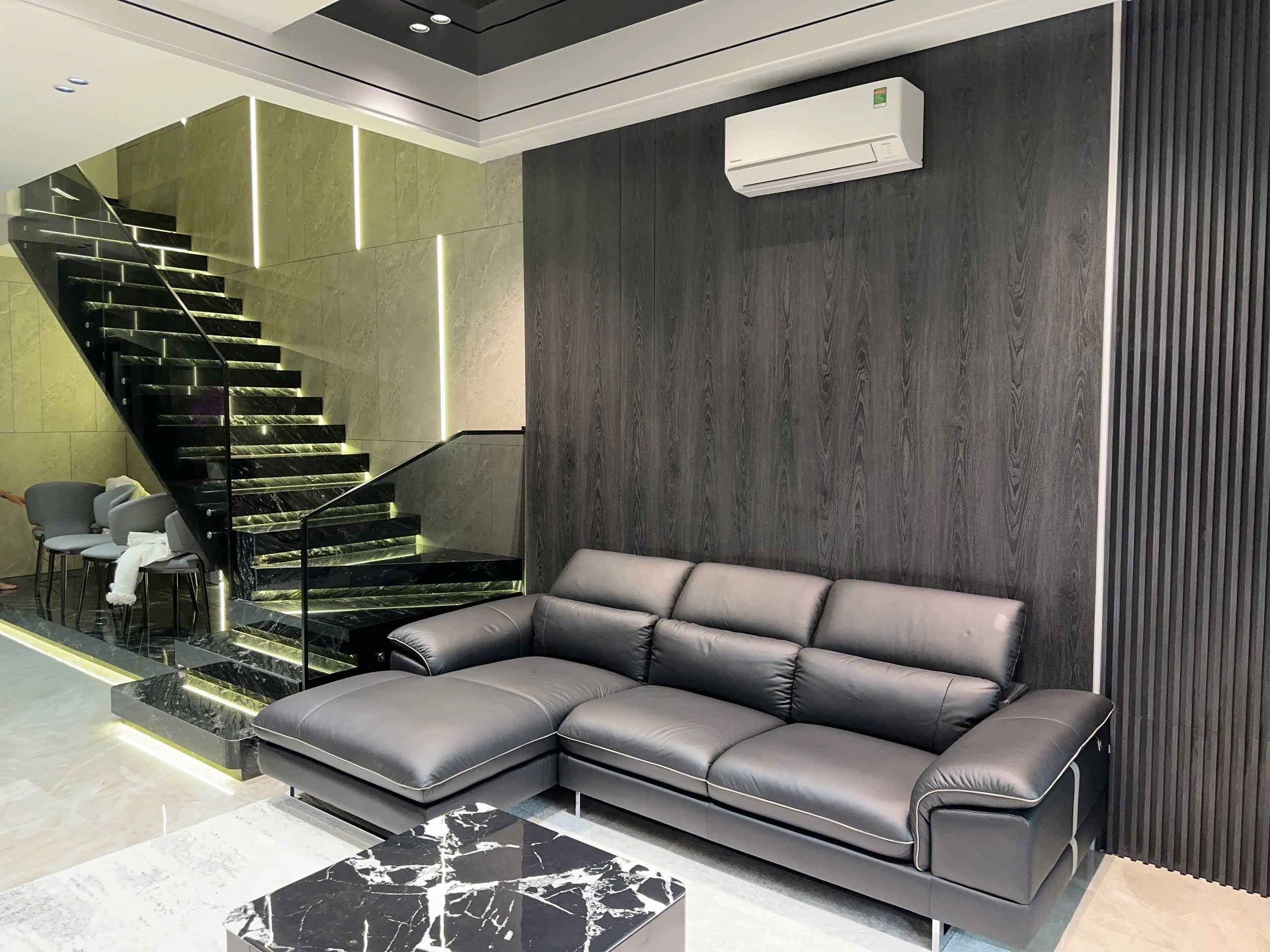 Sofa da Malaysia: Bộ góc KH270 góc 4