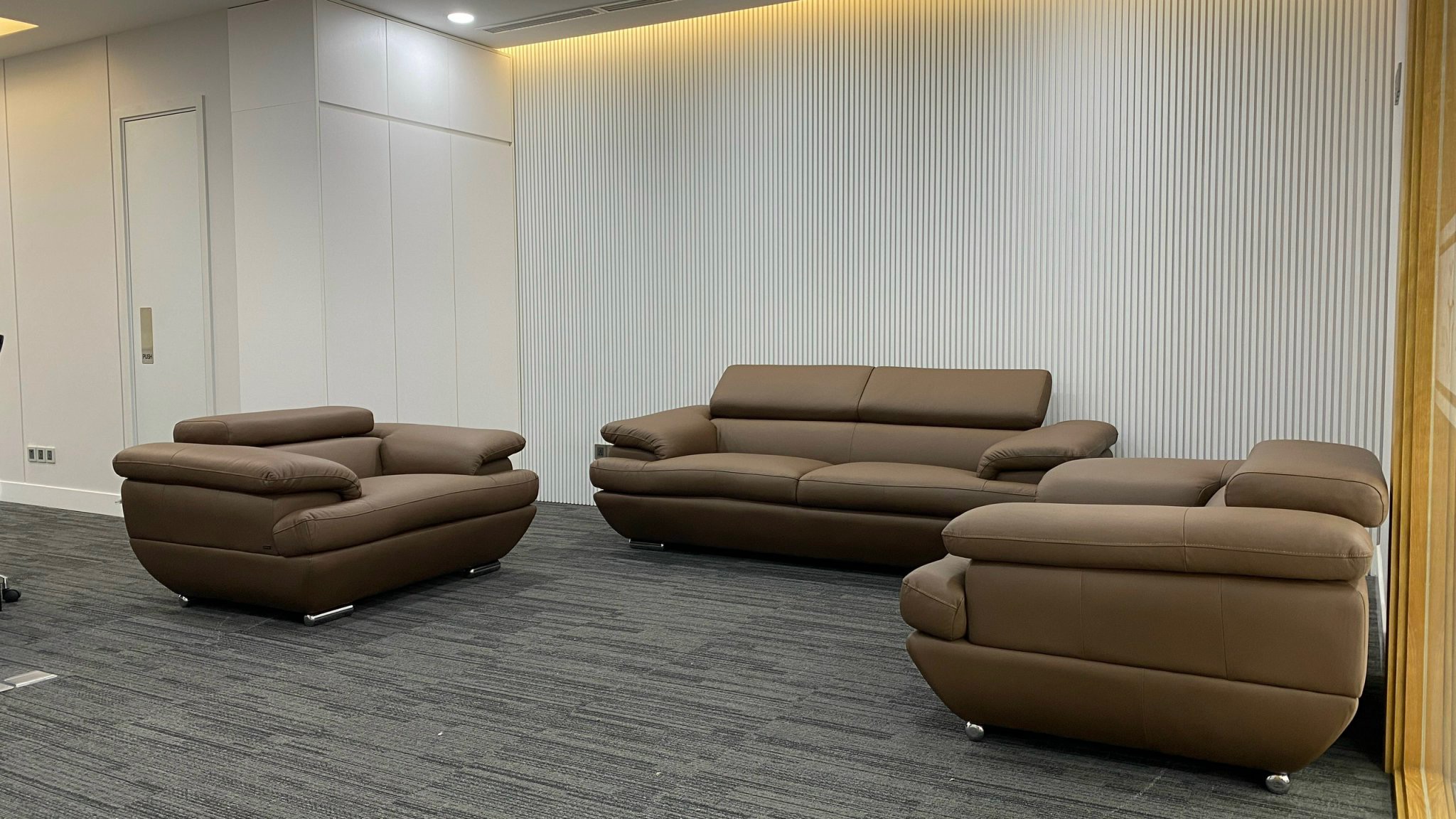 Sofa da Malaysia: Bộ rời 9038 góc 6