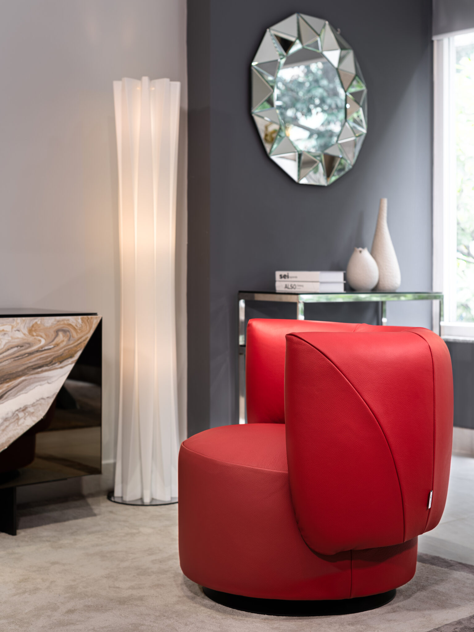 Ghế đơn Italia Milla – 1198 góc 2