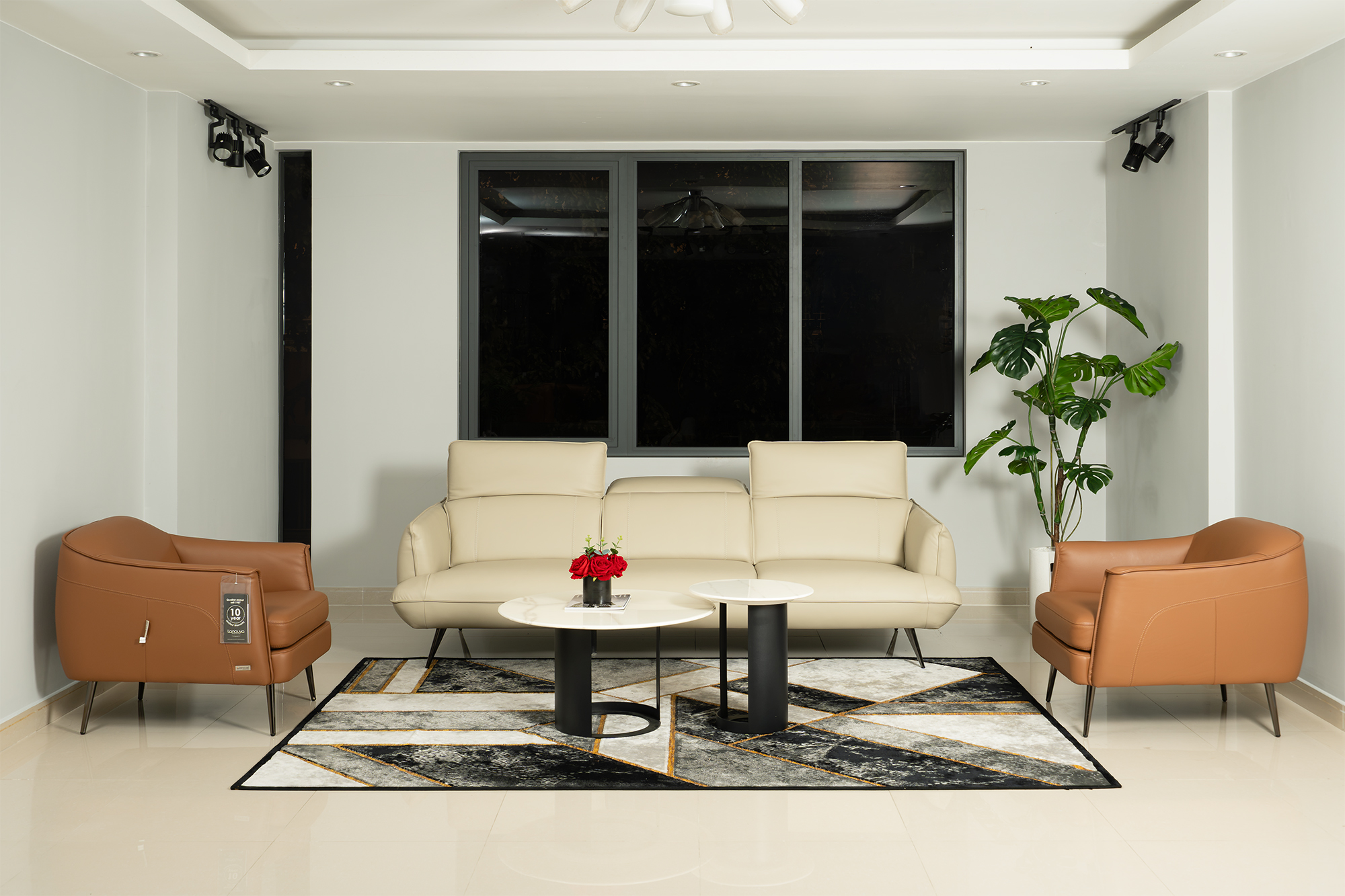 Concept Băng dài 1327 kết hợp hai Armchair 1125 (Malaysia), Thảm Italia và Bàn trà Alban (Úc) góc 4