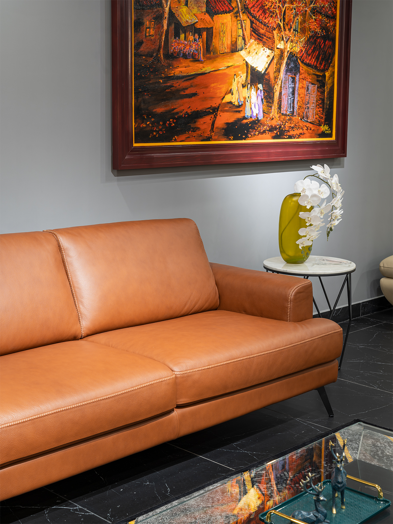 Sofa da Italia: Băng dài Karisma góc 4