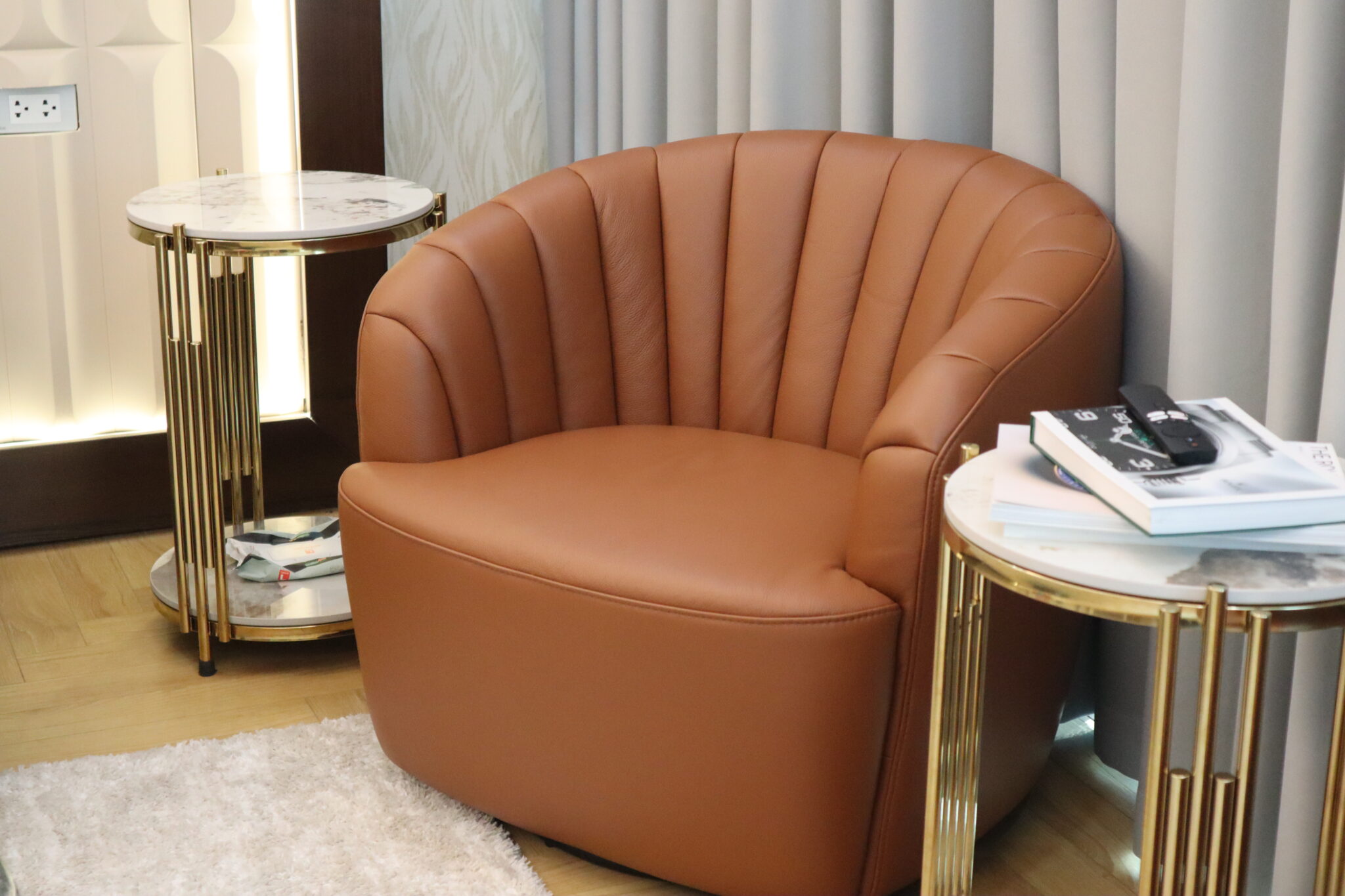 Ghế armchair Malaysia ZL628 góc 6