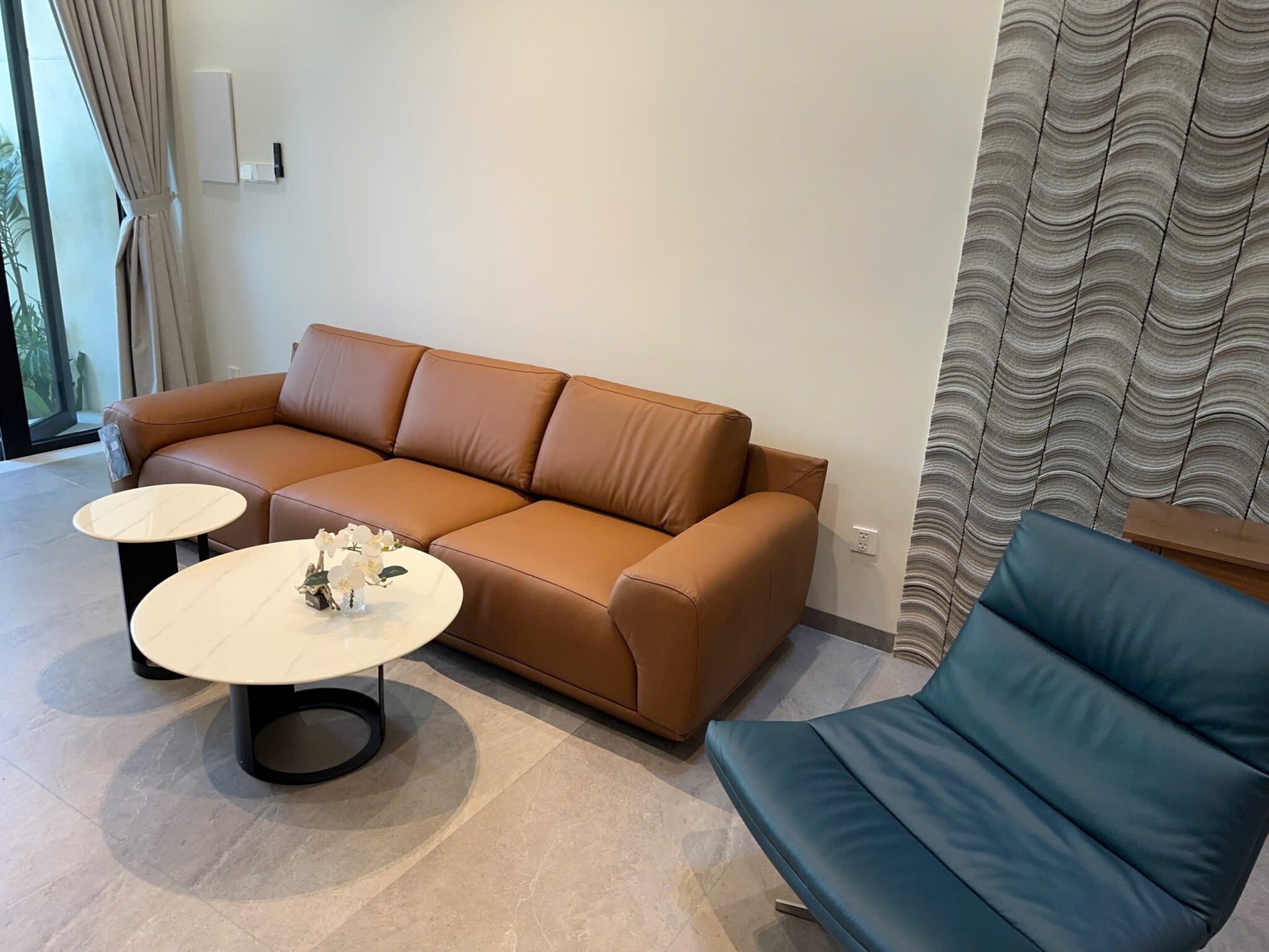 Sofa da Italia: Băng dài King góc 5