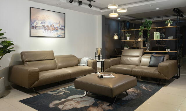 Sofa da Italia: Bộ rời Henry góc 1