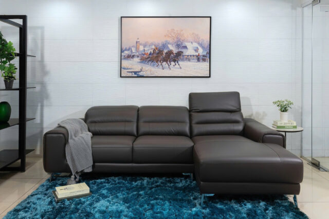 Sofa da Malaysia: Bộ góc 958